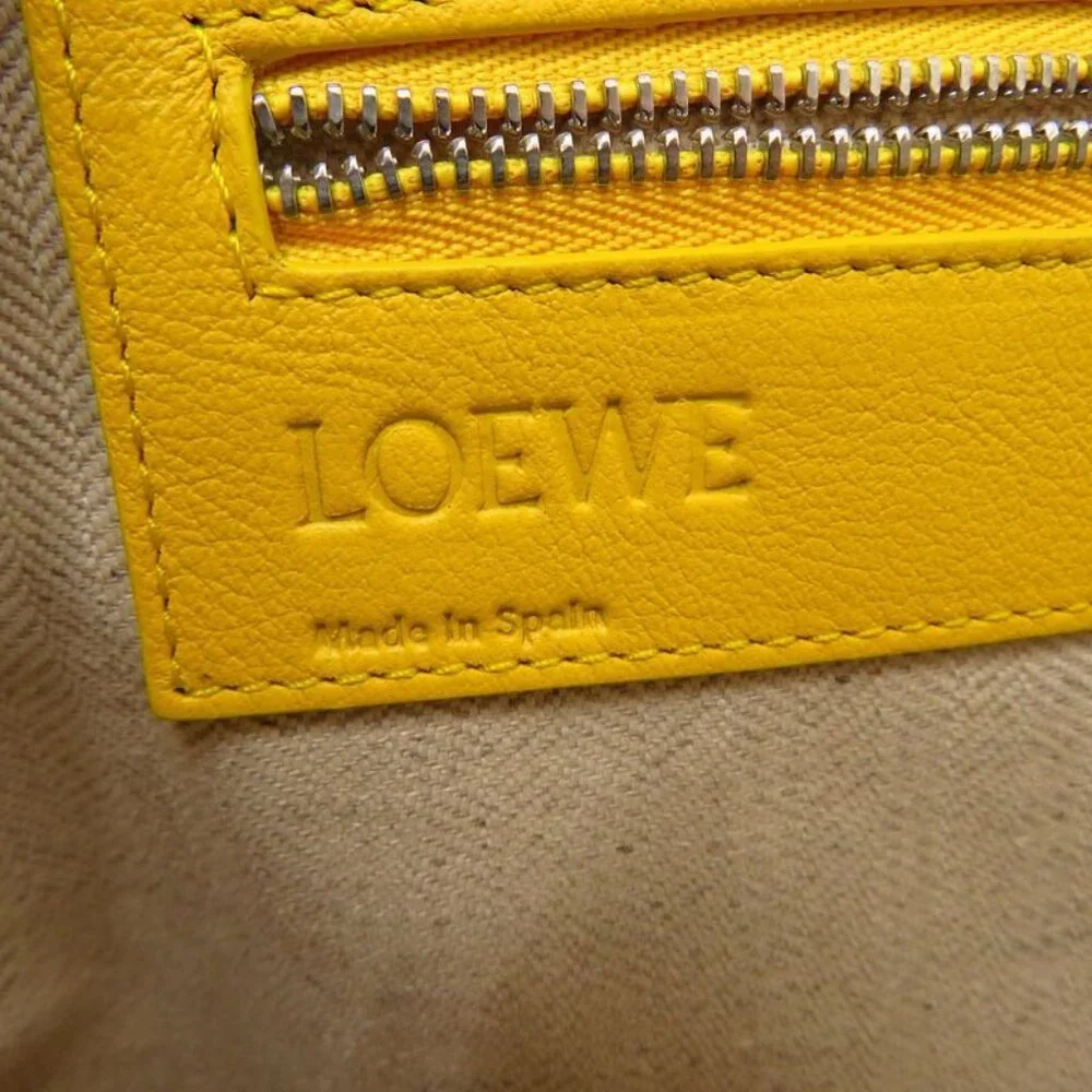 Loewe Anagram A4 Leather Yellow Business Bag 1903